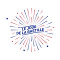 Bastille Day Background. Translate : Bastille Day