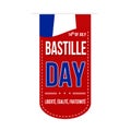 Bastille day banner design