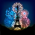 Bastille day fireworks