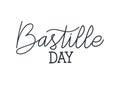 bastille day quote Royalty Free Stock Photo
