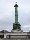 Bastille monument in Paris France Royalty Free Stock Photo