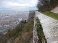 The Bastille mountain in Grenoble.