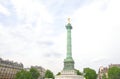 Bastille square monument Paris France Royalty Free Stock Photo