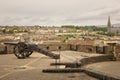 Bastion and St Eugene`s Cathedral. Derry Londonderry. Northern Ireland. United Kingdom Royalty Free Stock Photo