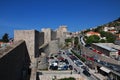 The bastion of the fortress in Dubrovnik city on Adriatic sea, Croatia