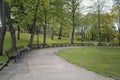 Bastion Hill and park in Riga. Latvia Royalty Free Stock Photo