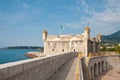 The Bastion in port of Menton Royalty Free Stock Photo