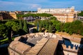 Bastion San Luca flanks and walls of Castel Sant`Angelo mausoleum in historiic center of Rome in Italy
