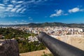 Bastion of St James is a part of fortified medieval city of Dalt Vila, Ibiza, Spain Royalty Free Stock Photo