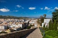 Bastion of St James is a part of fortified medieval city of Dalt Vila, Ibiza, Spain Royalty Free Stock Photo