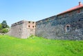 Bastions of Uzhhorod Castle (Ukraine) Royalty Free Stock Photo