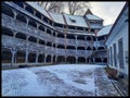 Bastionul Tesatorilor in winter mood. The weaver's bastion. Winterfell like Brasov