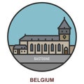 Bastogne. Cities and towns in Belgium Royalty Free Stock Photo