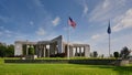 Battle of the Bulge monument Mardasson in Bastogne, province of Luxembourg, Belgium Royalty Free Stock Photo