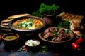 Basturma. Traditional dishes of Caucasian cuisine