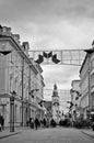 Grodzka street in Cracow Poland