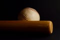 Bat and Baseball Royalty Free Stock Photo