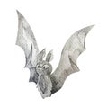 Bat with big eyes watercolor single halloween element. Template for decorating designs and illustrations