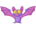 Bat cartoon flying