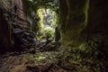 Bat cave, a limestone cave near Bukit Lawang in Gunung Leuser National Park, Sumatra, Indonesia. Royalty Free Stock Photo