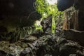 Bat cave, a limestone cave near Bukit Lawang in Gunung Leuser National Park, Sumatra, Indonesia. Royalty Free Stock Photo