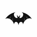 Dark Bat Logo Icon For Design - Vector File Royalty Free Stock Photo