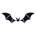 Bat icon vector. Halloween illustration sign. vampire symbol or logo. Royalty Free Stock Photo