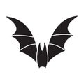 Bat icon vector. Halloween illustration sign. vampire symbol or logo. Royalty Free Stock Photo