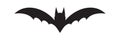 Bat icon vector Royalty Free Stock Photo
