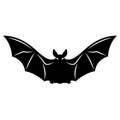Bat icon vector set. Flittermouse illustration sign collection. Halloween symbol.