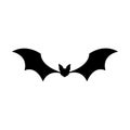 Bat icon vector set. Halloween illustration sign collection. vampire symbol or logo. Royalty Free Stock Photo