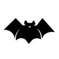 Bat Icon Vector Royalty Free Stock Photo