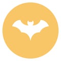 Bat Isolated Vector icon which can easily modify or edit Royalty Free Stock Photo