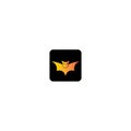 Bat logo vector icon