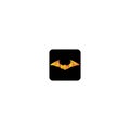 Bat logo vector icon