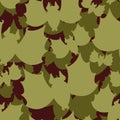 Bat military pattern seamless. Animal Khaki soldiery texture. Gr