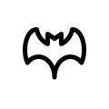 Bat vector icon