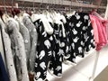 BAT YAM, ISRAEL- DECEMBER 11, 2017: Children`s clothing hanging on hangers in the children`s store