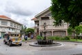 Jun 30,2018 : Tourists on a jeepney ride at Las casas filipinas,Bataan, Philippines