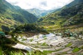 Batad rice terraces in Ifugao, Banaue, Philippines. Batad is a village Royalty Free Stock Photo