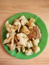 Batagor stands for Bakso Tahu Goreng or fried tofu meatballs Royalty Free Stock Photo