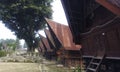 Batak architecture, Ambarita, Samosir Island, Lake Toba, Sumatra Island, Indonesia