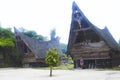 Batak architecture, Simanindo, Samosir Island, Lake Toba, Sumatra Island, Indonesia