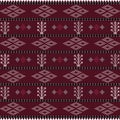 Batak ethnic seamless pattern with motif ulos. creative design cloth pattern. Tribal ethnic ornament seamless pattern. Colorful