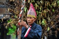 Batak Wizard in a traditional ceremonial costume