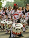 Batala performing at Notting Hill carnival Royalty Free Stock Photo