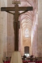 Batalha Monastery. Crucifix and Altar Royalty Free Stock Photo