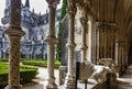 Batalha, Portugal: Modern artwork in Batalha monastery interior, Portugal. Dominican medieval monastery, Gothic art Royalty Free Stock Photo