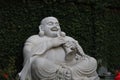 Close-up shot of Bodhisattva Maitreya statue