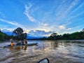 Batang hari River Royalty Free Stock Photo